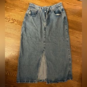 VINTAGE Y2K denim maxi